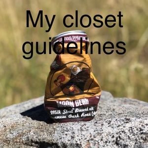 My closet guidelines